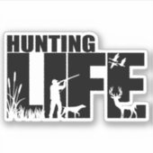 Stickers van jachtlevens (Voorkant)