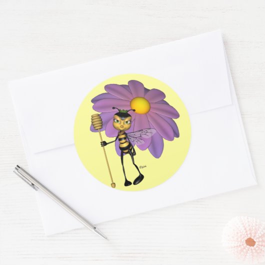 Stickers van koningin Bee (Envelop)