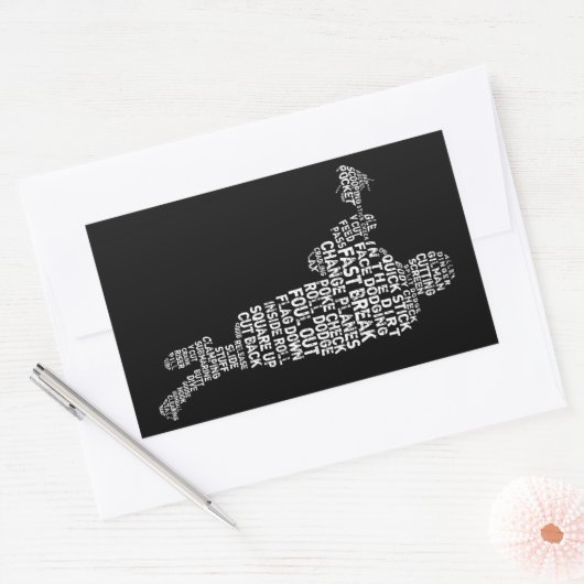 Stickers van Lacrosse Player (Envelop)