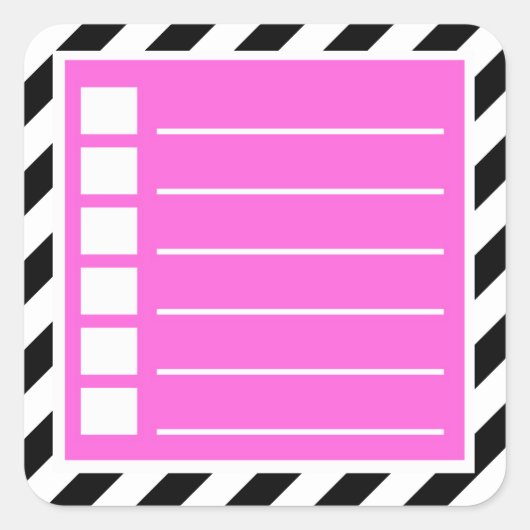 Stickers van List Planner uitvoeren (Voorkant)