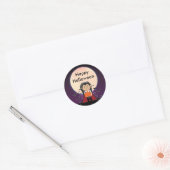 Stickers van Little Vampire Dracula Halloween Part (Envelop)