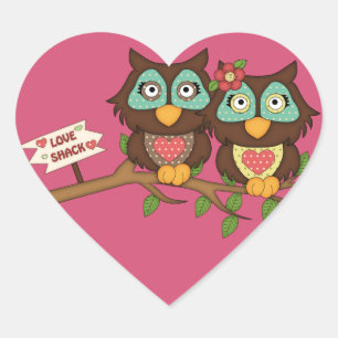 Stickers van Love Ownership Design Heart Labels