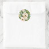 Stickers van Magnolia Flowers Waterverf Art (Tas)