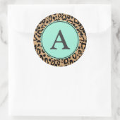 Stickers van Monogram Leopard Pattern (Tas)