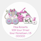 Stickers van muispicnic-adres (Voorkant)