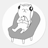 stickers van muziekkatten (Voorkant)