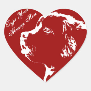 Stickers van Newfoundland Aangepaste honden Sticke