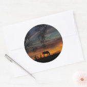 Stickers van paarden en vogels (Envelop)