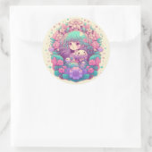 Stickers van pasta kawaii met animatie voor meisje (Tas)