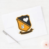 stickers van "Peace & Love" (Envelop)