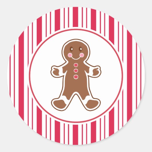 Stickers van peppermint Gingerbrood (Voorkant)