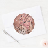 Stickers van Philantha fairy round door Renee Lavo (Envelop)