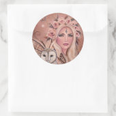 Stickers van Philantha fairy round door Renee Lavo (Tas)