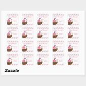 Stickers van piratenverjaardagsfeest voor roze mei (Vel)