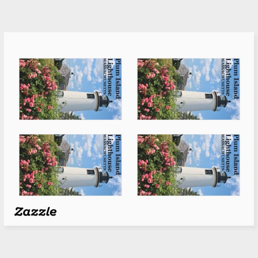 Stickers van Plum Island Lighthouse, Massachusetts (Vel)