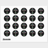 stickers van prismkruis (Vel)
