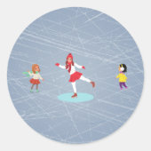 stickers van schaatsers (Voorkant)