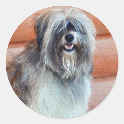 Stickers van Sheep Dog Pet-lover (Voorkant)