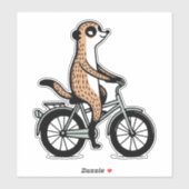 Stickers van stokstaartjes (Vel)