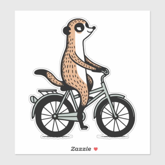 Stickers van stokstaartjes (Vel)