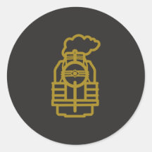 STICKERS van stoomaangedreven Shows