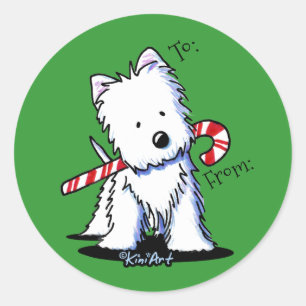Stickers van suikerriet van Westie
