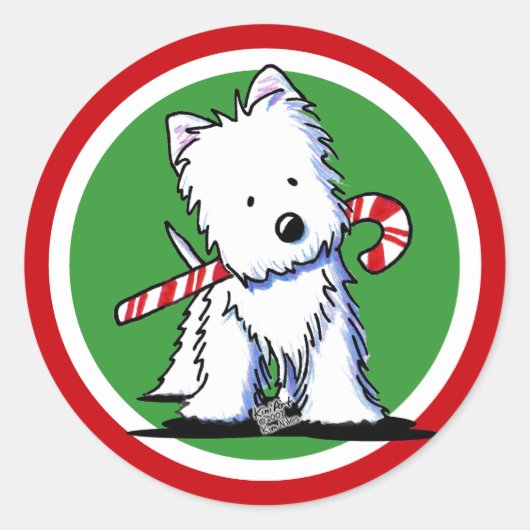 Stickers van suikerriet van Westie (Voorkant)