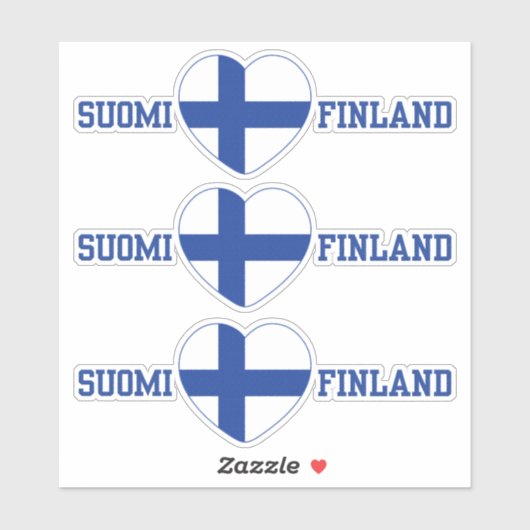 STICKERS VAN SUOMI FINLAND (Vel)