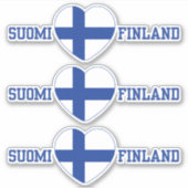 STICKERS VAN SUOMI FINLAND (Voorkant)