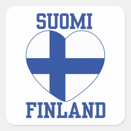 STICKERS VAN SUOMI FINLAND (Voorkant)