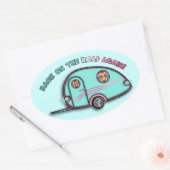 Stickers van trappendienst met trappenneerslag (Envelop)