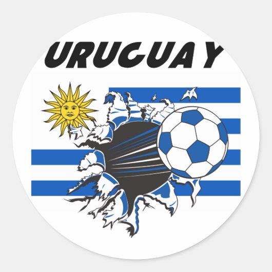 Stickers van Uruguay Futbol (Voorkant)
