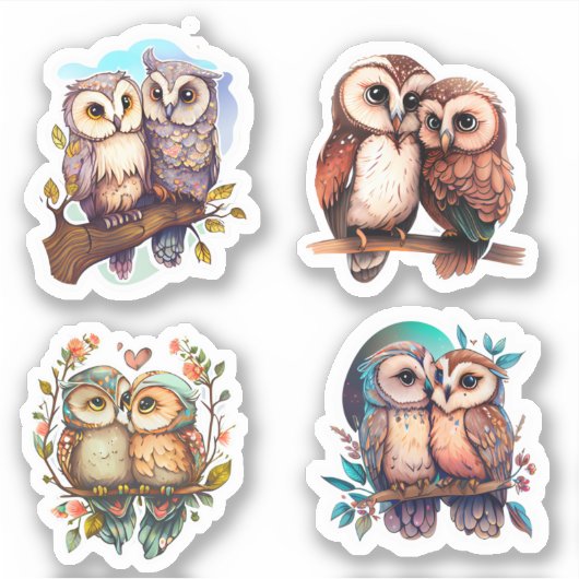 STICKERS VAN VALENTIJNSE OWL- KUNNEN VERLIEZEN (Voorkant)