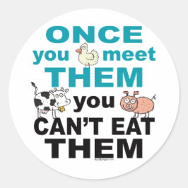 Stickers van Vegan Vegetarian