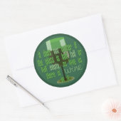 Stickers van wijnglas (Envelop)