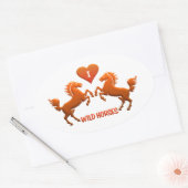 Stickers van wilde paarden (Envelop)