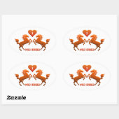 Stickers van wilde paarden (Vel)
