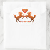 Stickers van wilde paarden (Tas)