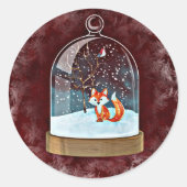 stickers van wintervos (Voorkant)