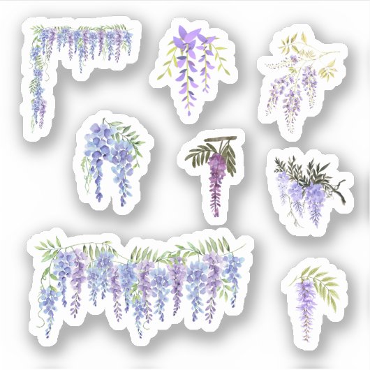 Stickers van Wisteria (Voorkant)