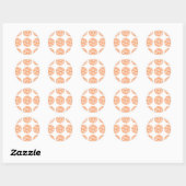 Stickers van Zebra Print Polka Dots (Vel)