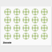 Stickers van Zebra Print Polka Dots (Vel)