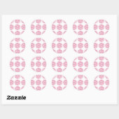 Stickers van Zebra Print Polka Dots (Vel)