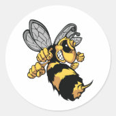 Stickers van zeer benauwde bijen (Voorkant)