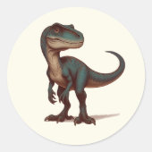 Stickers Velociraptor - Kammli Friends Collection (Voorkant)