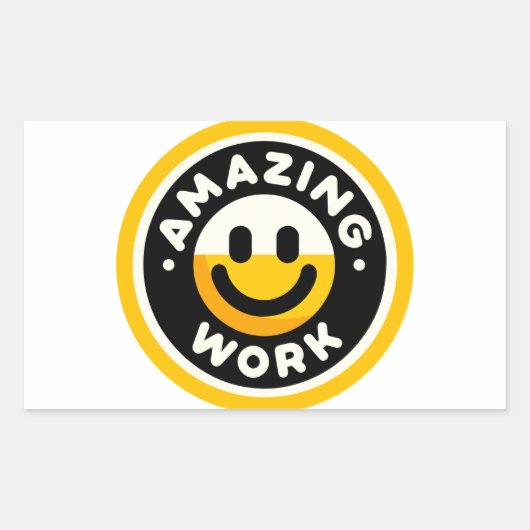 Stickers Verbazingwekkend werk (Voorkant)