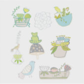 stickers vetplanten en planten (Voorkant)