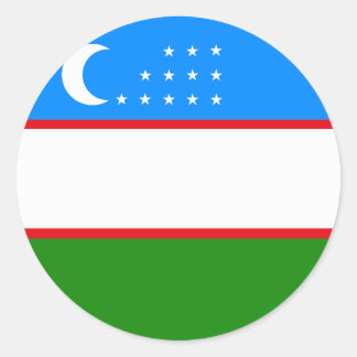 Stickers vlag Oezbekistan