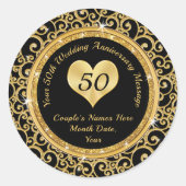 Stickers voor 50-jarig jubileum, diverse afmetinge (Voorkant)