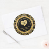 Stickers voor 50-jarig jubileum, diverse afmetinge (Envelop)